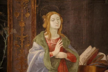 Die Jungfrau Maria bei der Verkündigung